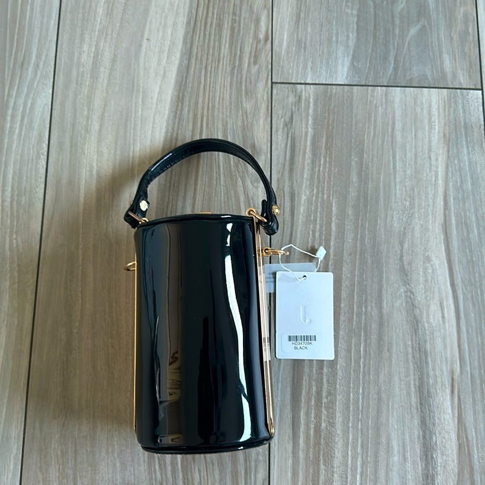 Chic Black Bucket Purse